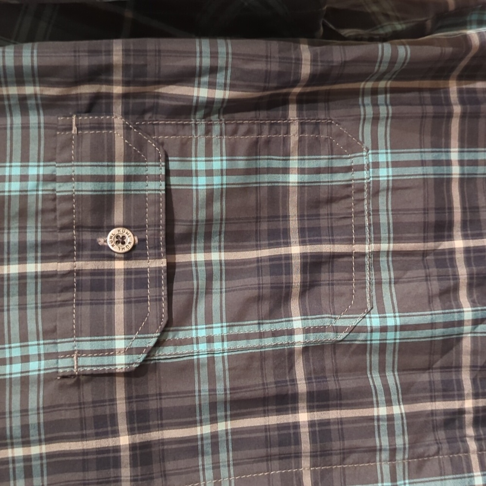 Kuhl Men's Response Shirt XXL Eluxor Button Down Plaid Gorpcore - Picture 4 of 11